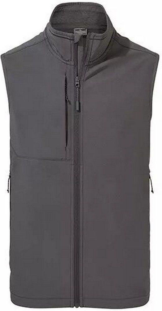 Craghoppers Mens Expert Basecamp Softshell-Weste (Carbon Grey)