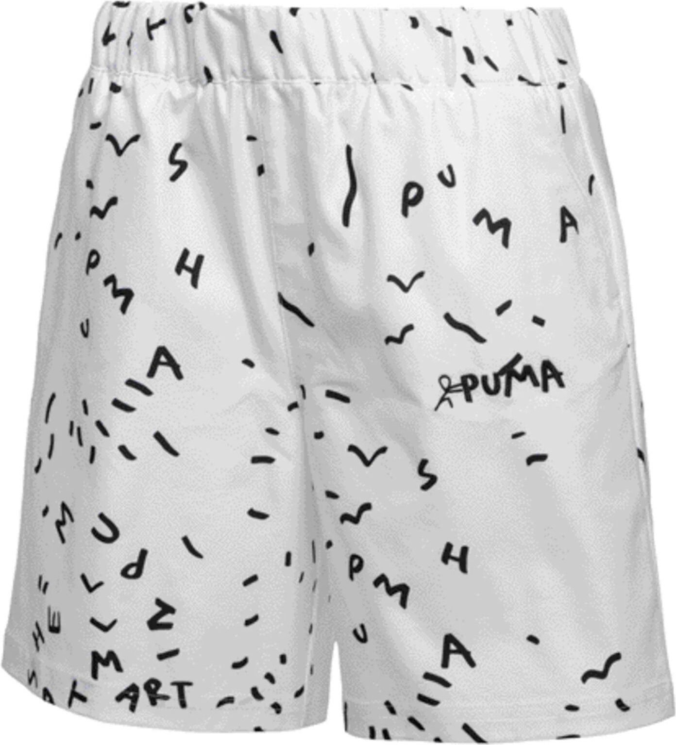 Puma x Shantell Martin Womens Shorts Aop Hosen Weiß 575479 02