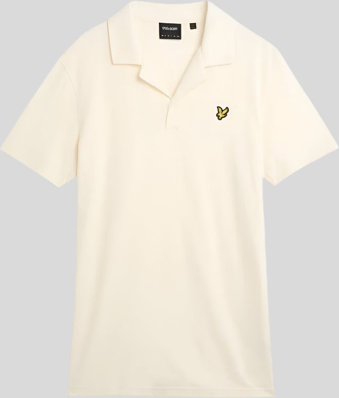 Thumbnail - Lyle & Scott Leinen-Poloshirt mit Reverskragen – Beige