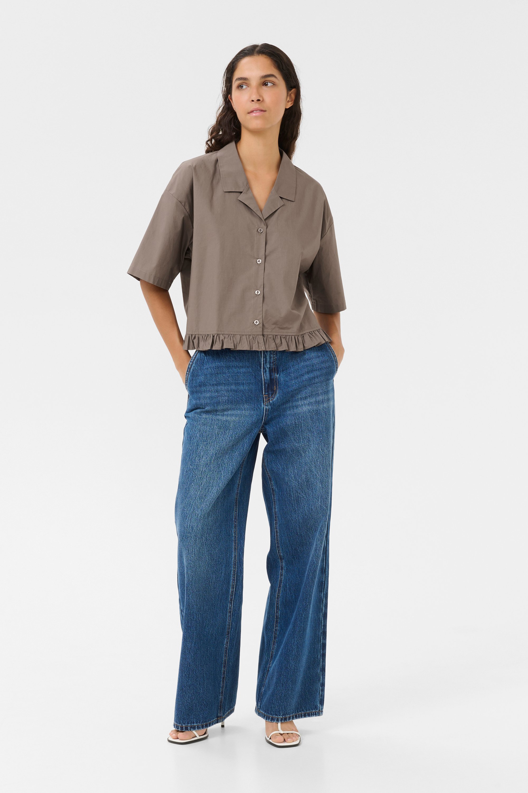 Hemd KBAnnabelle Classic fit grey