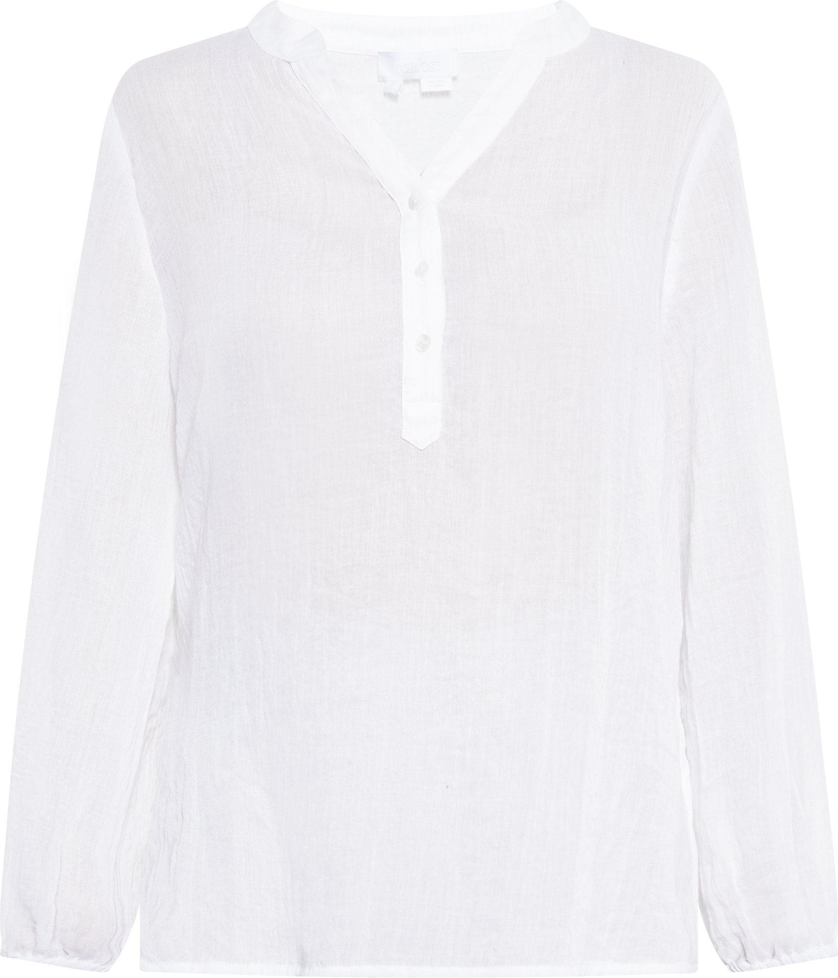 usha Bluse Damen weiss