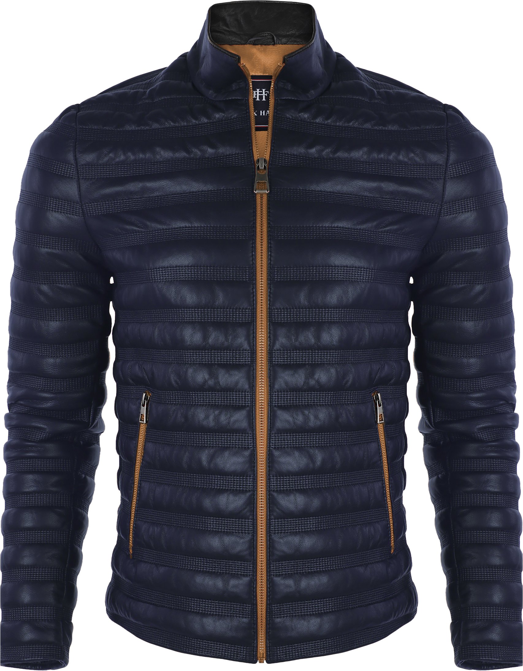 Lederjacke Sportliche Lederjacke Mit Reißverschluss