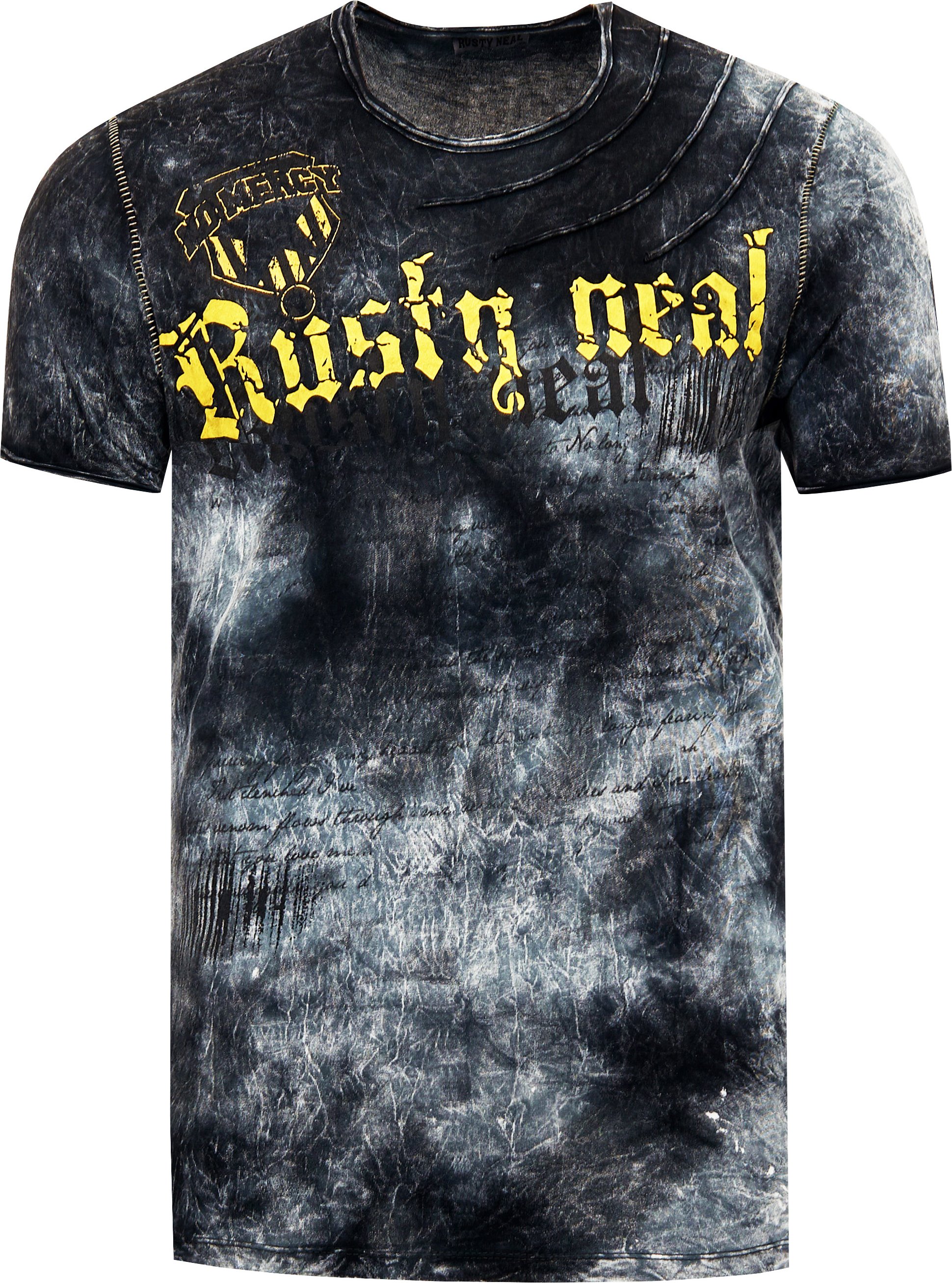 Color Tie Dye Batik T-Shirt mit Logo-Print