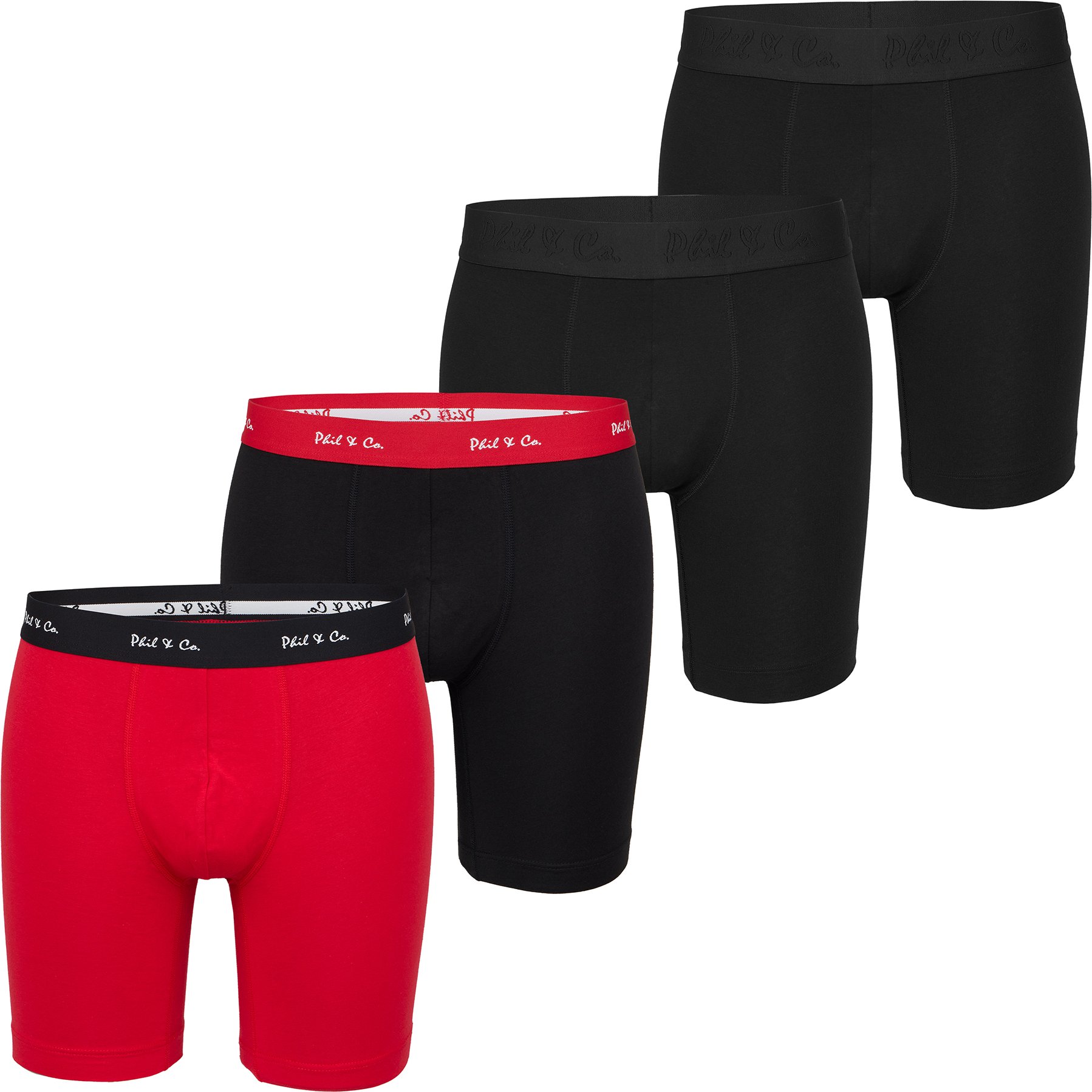 Thumbnail - Retro Boxer Long Boxer 4-Pack