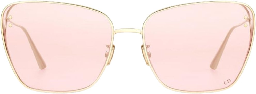 Dior Missdior - Sonnenbrille Mit Goldrahmen Und Rosa Gläsern