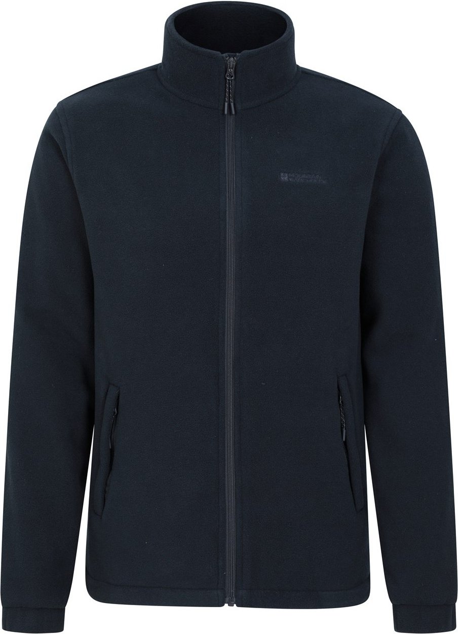 Mountain Warehouse - "Bernard II" Fleecejacke winddicht für Herren (Marineblau)