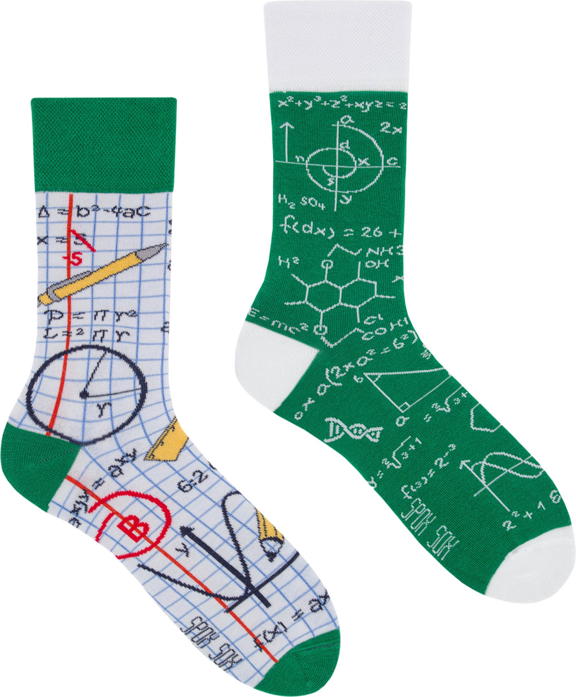 SPOX SOX - Herren & Damen Mismatched Novelty ungerade Socken - Back 2 School