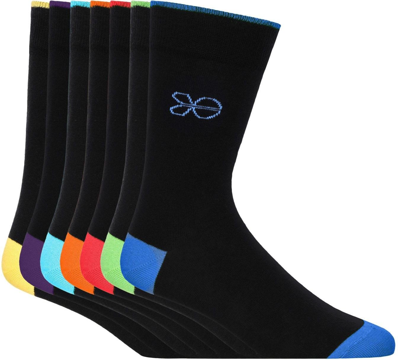 Thumbnail - Crosshatch - "Farrango" Socken für Herren (7er-Pack) (Bunt)