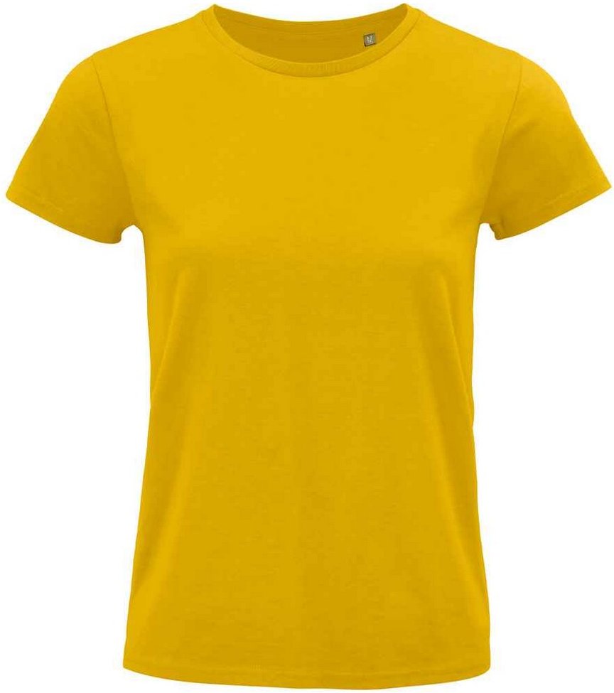 SOLS - "Pioneer" T-Shirt Baumwolle aus biologischem Anbau für Damen (Gold)