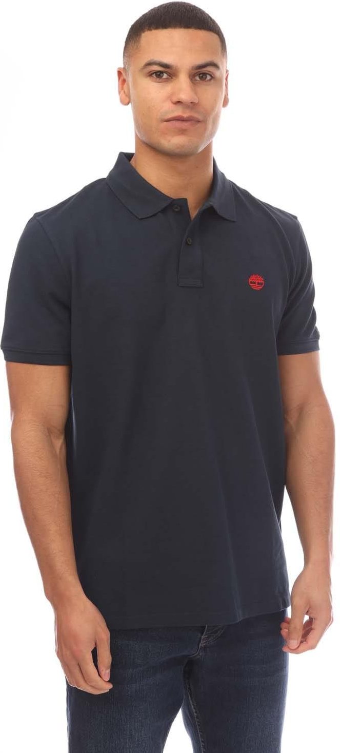 Timberland - "Millers River" Poloshirt für Herren/Damen Unisex (Marineblau)