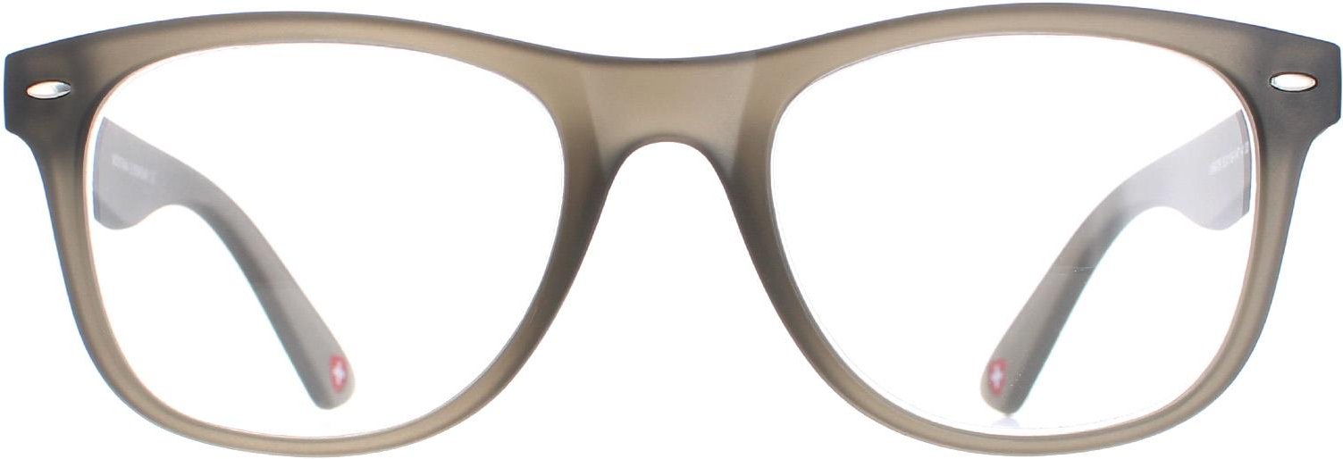 Montana Square Unisex-Brille Grau