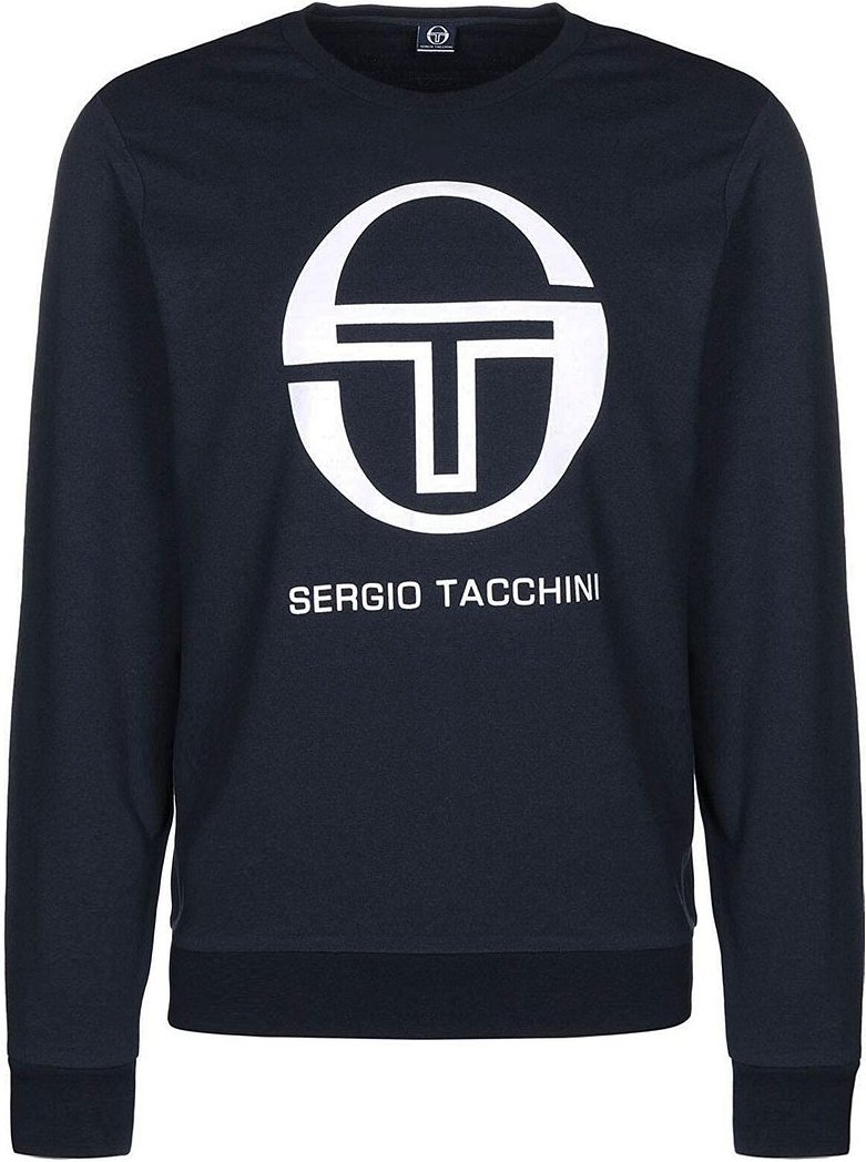 Sergio Tacchini Long Sleeve Crew Hals Navy Blue Herren Ciao Pullover 38027 200