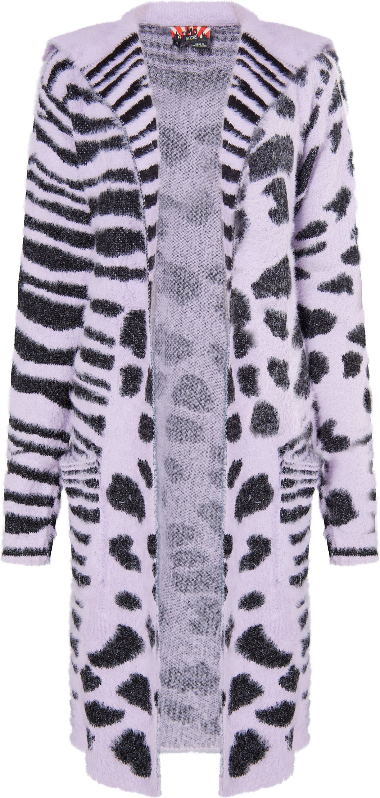 Mymo Strickcardigan Damen violett