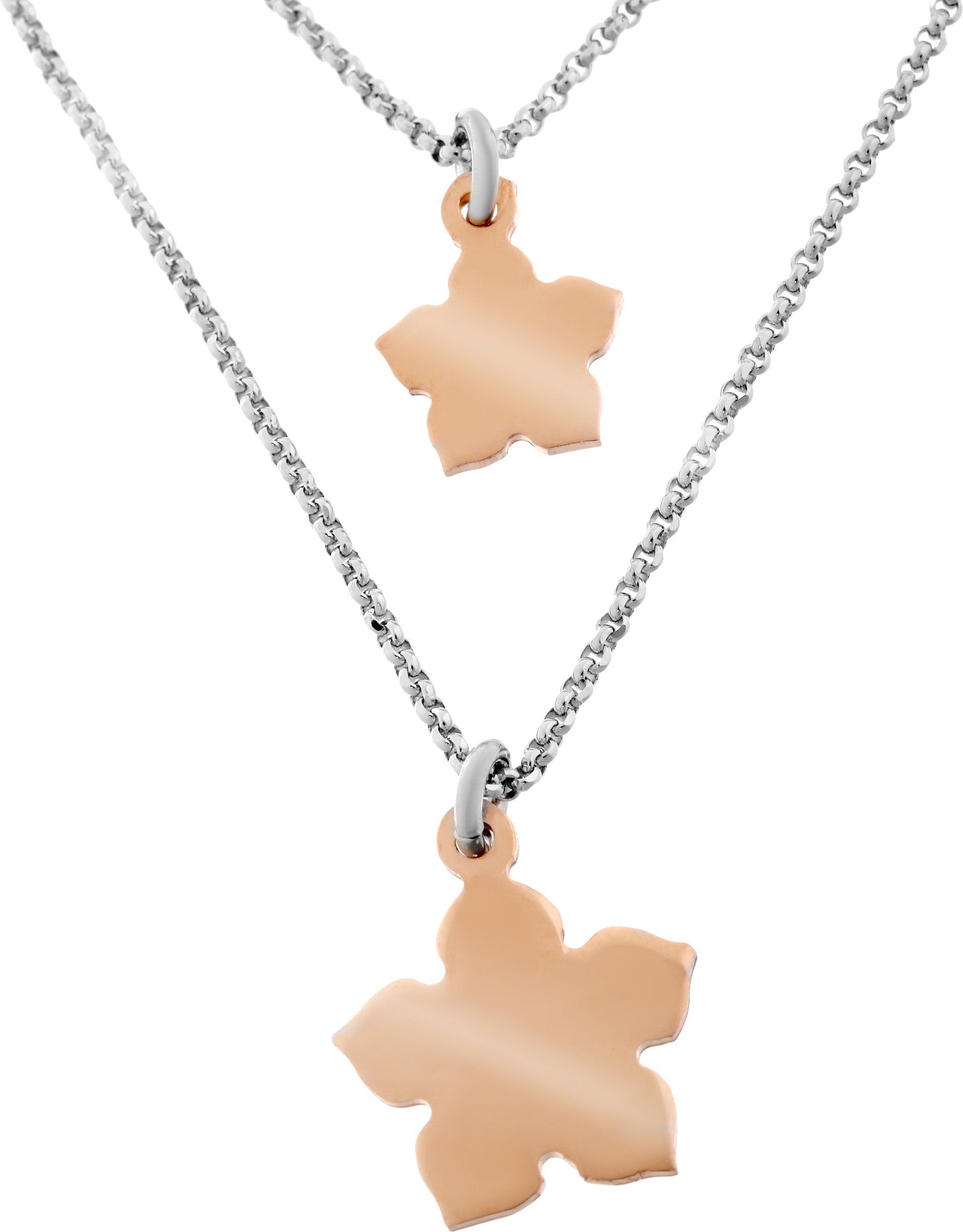 Orphelia 'Dilara' Halskette für Damen aus 925er Sterlingsilber – Silber/Rosé ZK-7184