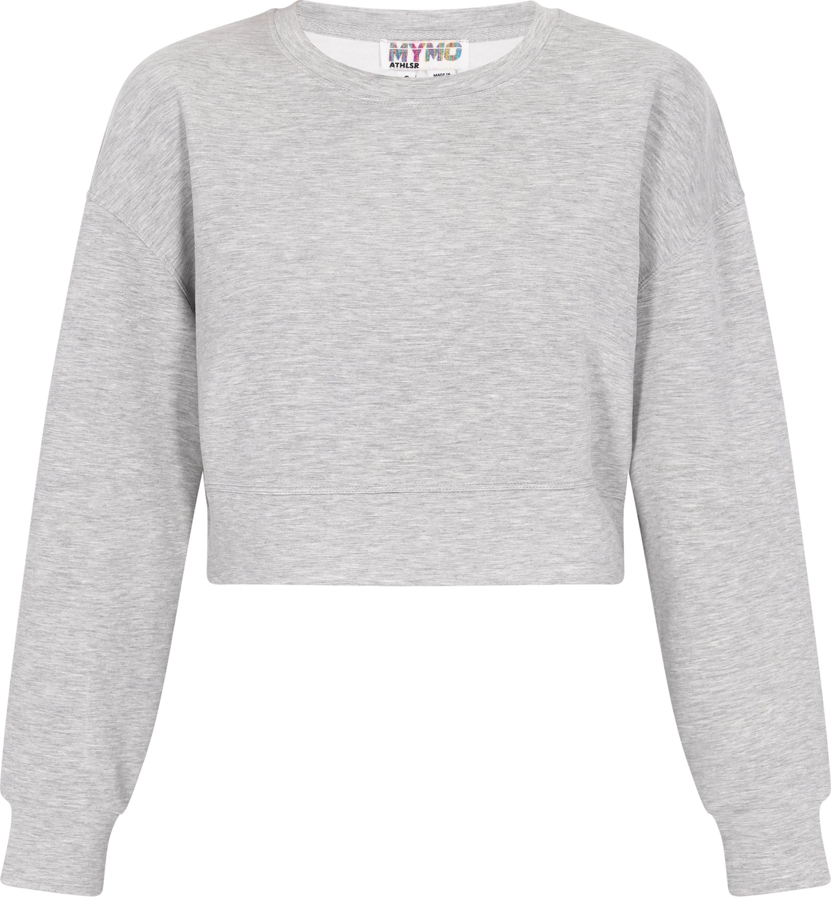 Mymo Sweatshirt Frauen HellGrauMelange