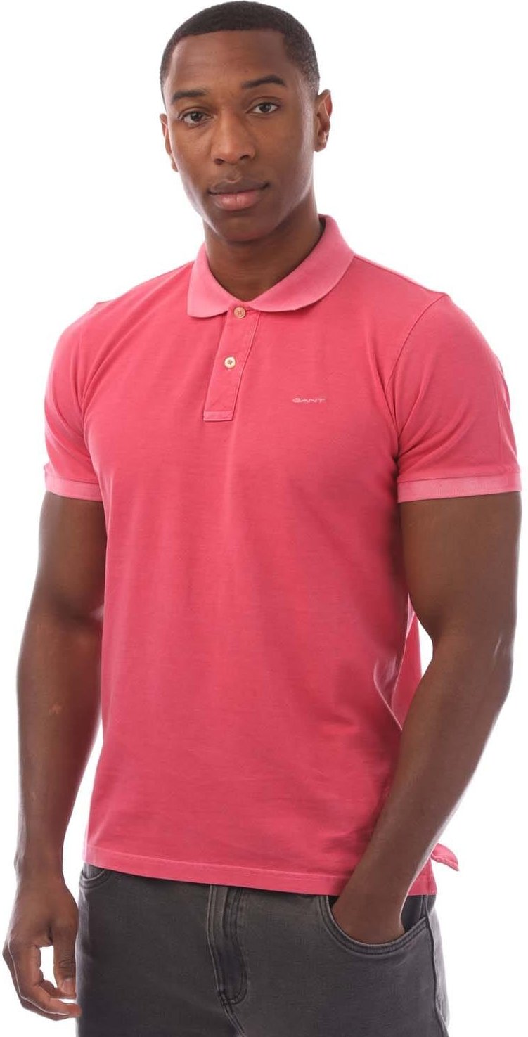 Gant - "Sunfaded Rugger" Poloshirt für Herren (Pink)
