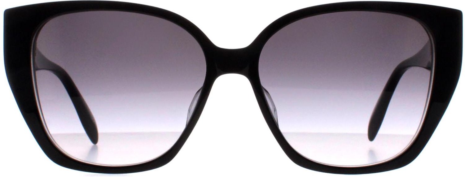 Alexander McQueen Cat Eye Womens Schwarz Grau Gradient AM0284S