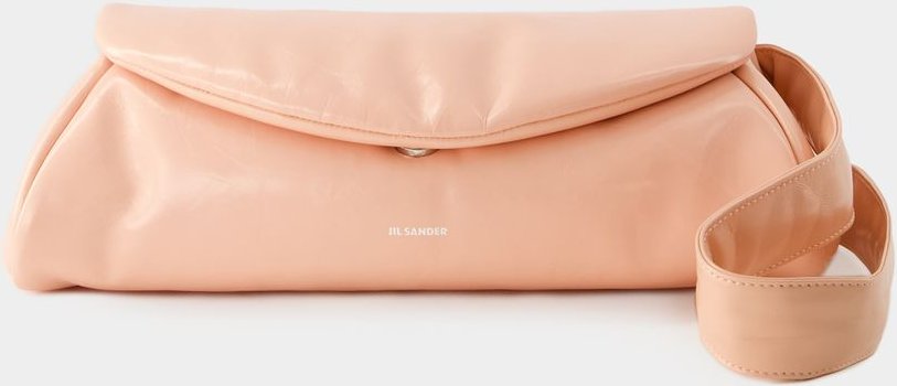 Hobo Tasche Cannolo Grande Padded - Jil Sander - Leder - Peach Pearl