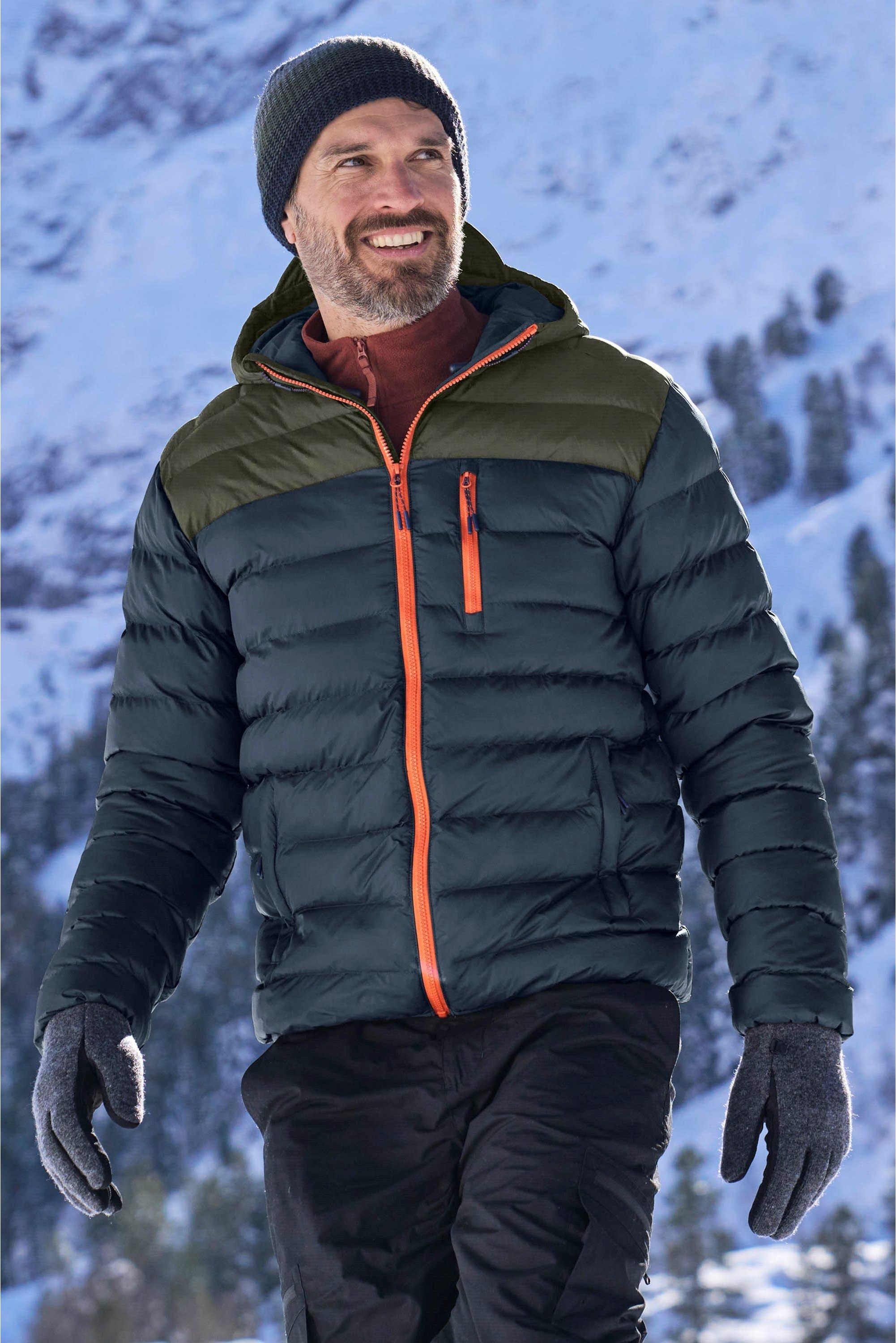 Mountain Warehouse - "Link" Steppjacke für Herren (Khakigrün)