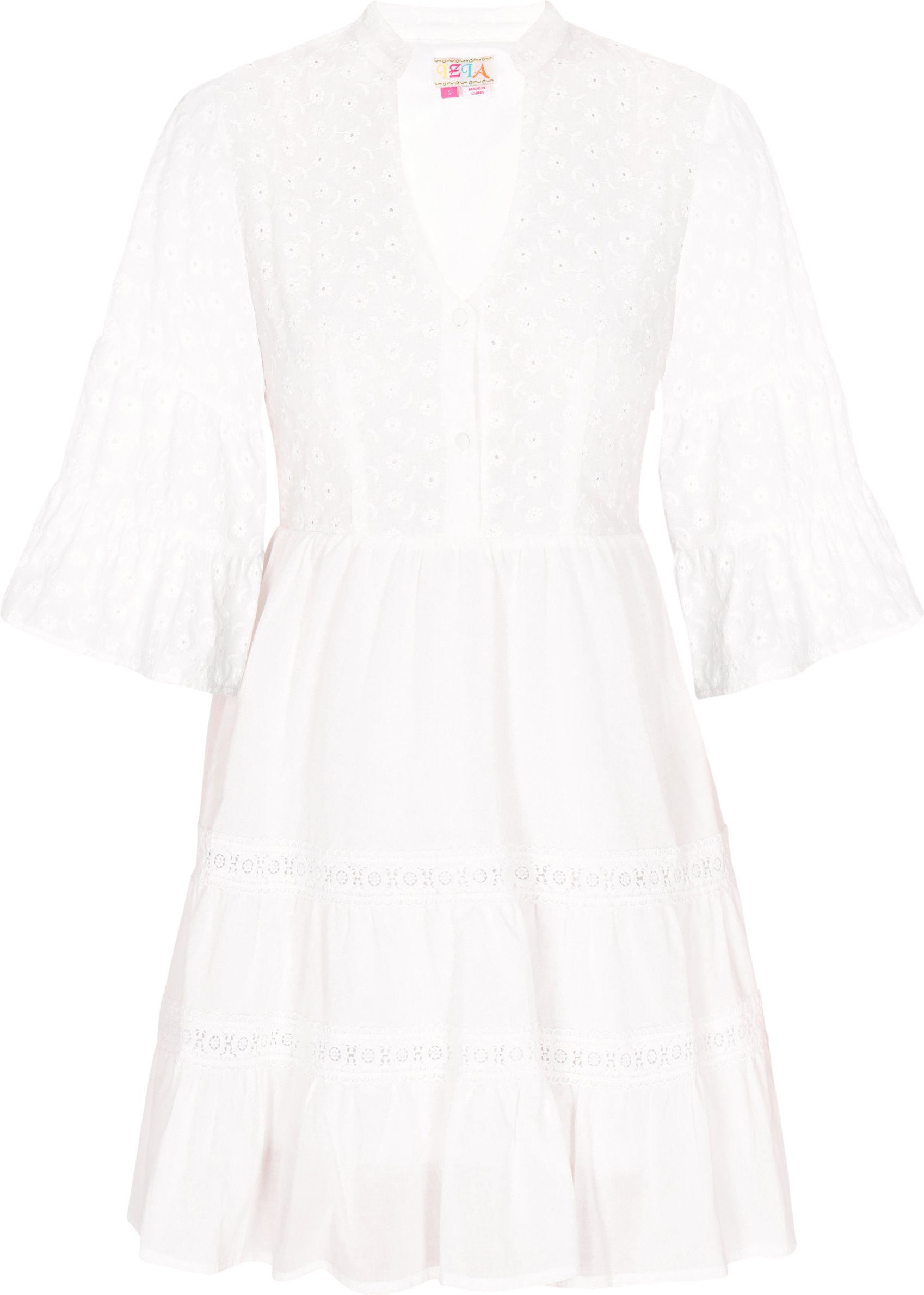 Thumbnail - IZIA Kleid Frauen Weiß