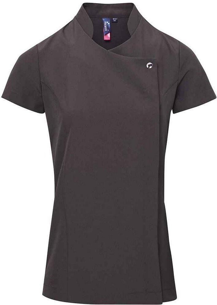 Premier - Tunika für Damen kurzärmlig (Dunkelgrau)