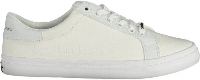 Calvin Klein Bianco Baumwoll Damen Sneaker