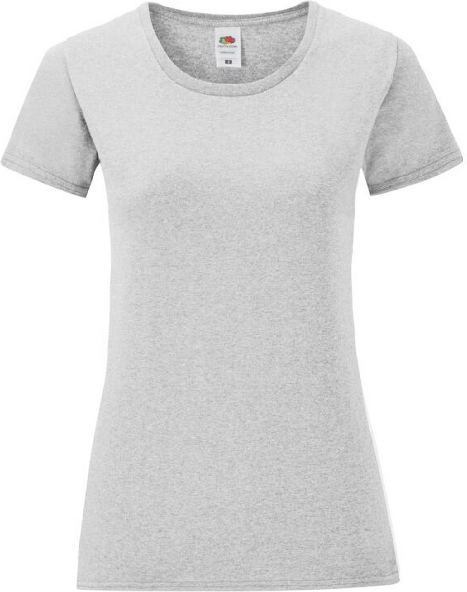 Fruit of the Loom - "Iconic" T-Shirt für Damen (Grau meliert)