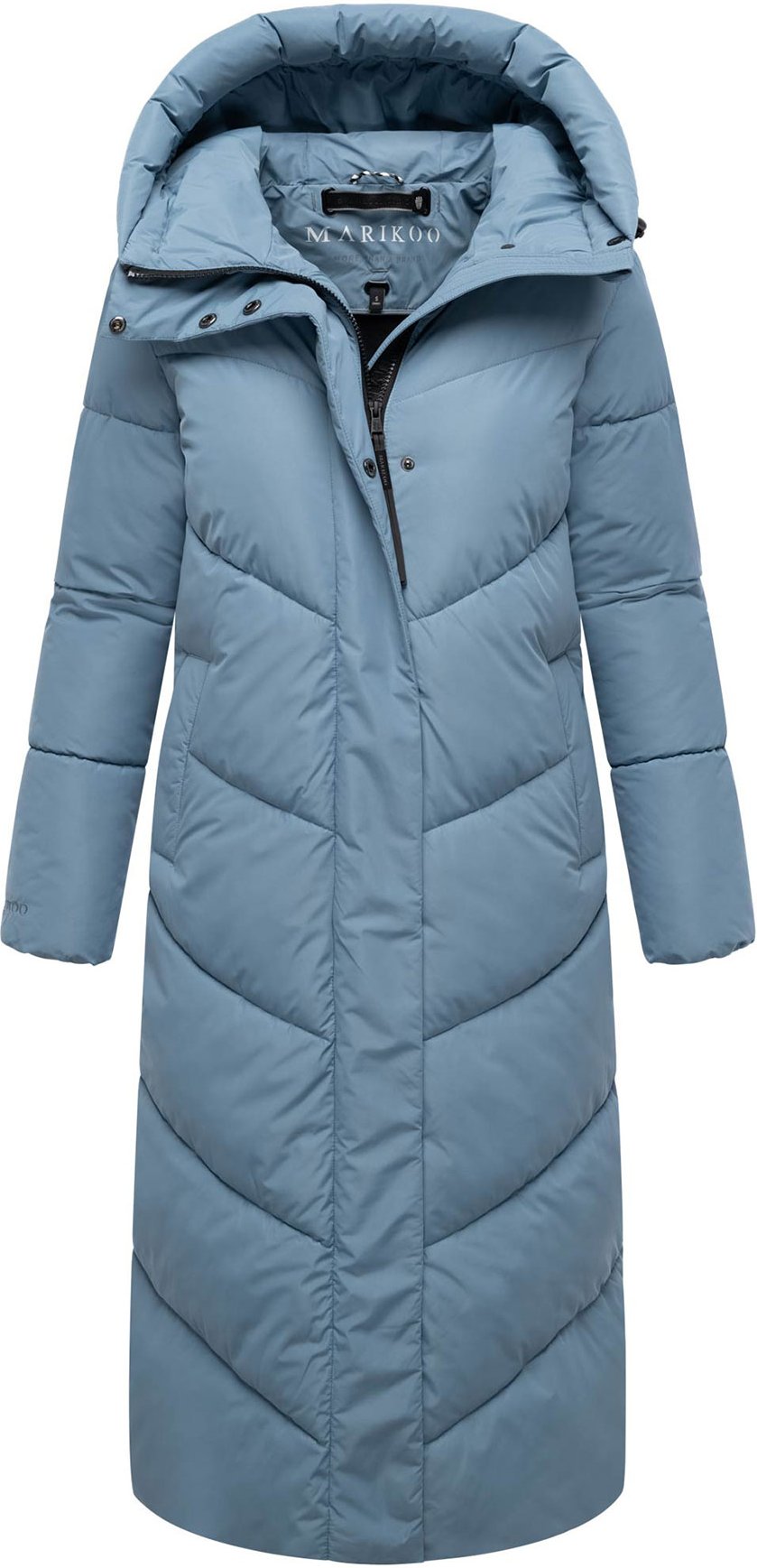 Marikoo Damen Wintersteppmantel Ranjaa mit Kapuze & reflektierenden Details