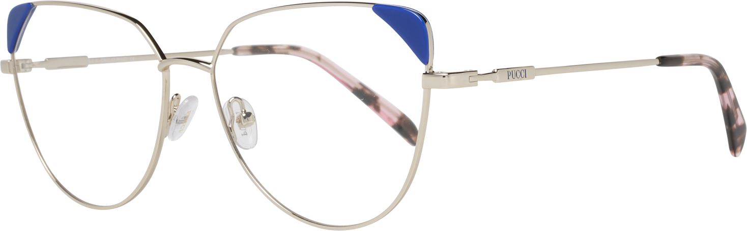 Emilio Pucci Gold Optical Frames pour femmes