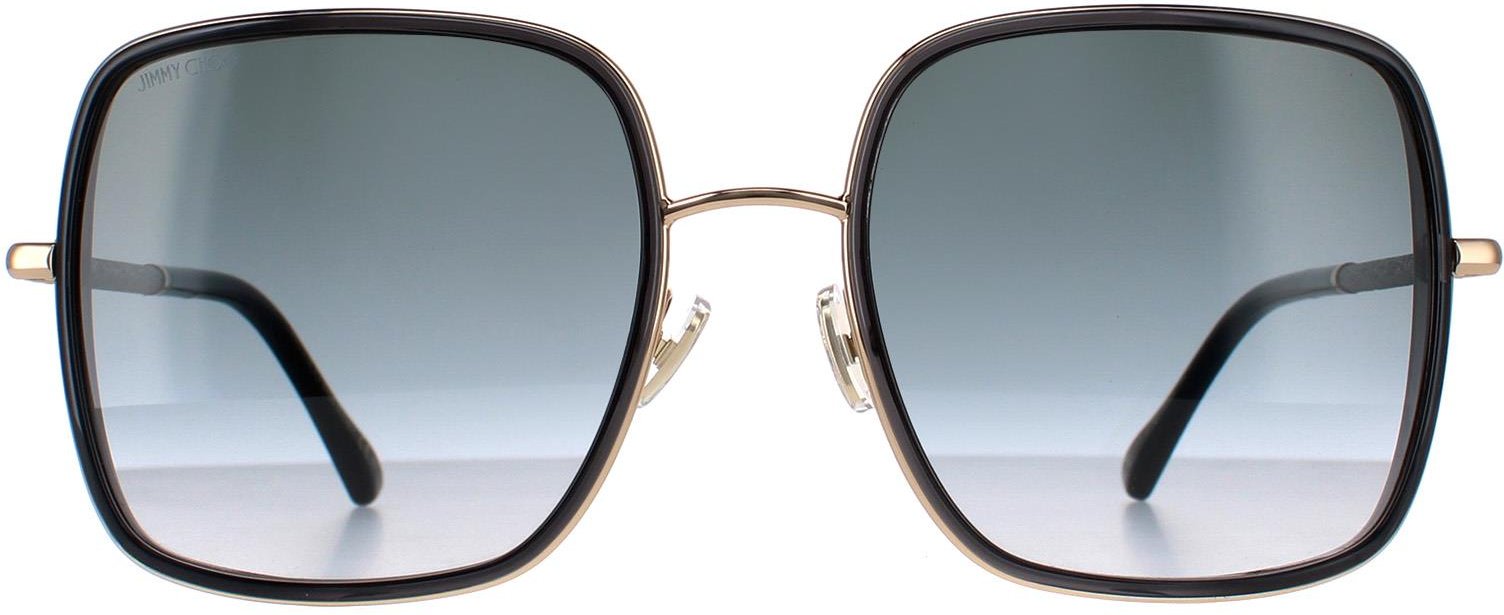 Jimmy Choo Quadratische Damen Gold Grau Dunkelgrau Farbverlauf JAYLA/S