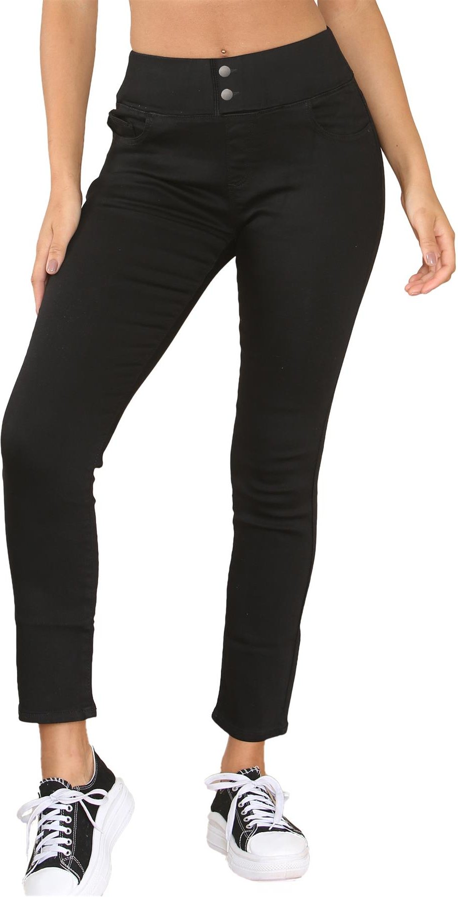 Enzo | Damen Jeans mit weitem Bund