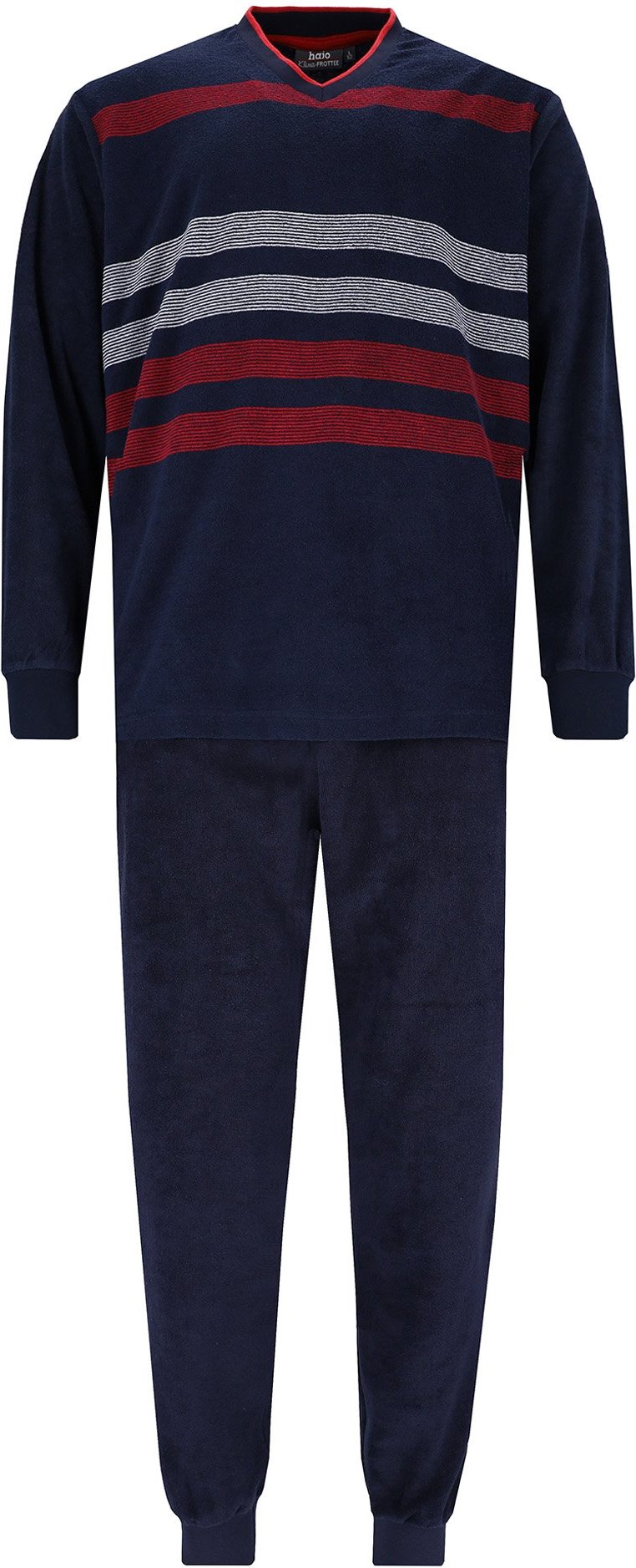 Hajo Klima-Frotte Schlafanzug Mit Bündchen Pyjama