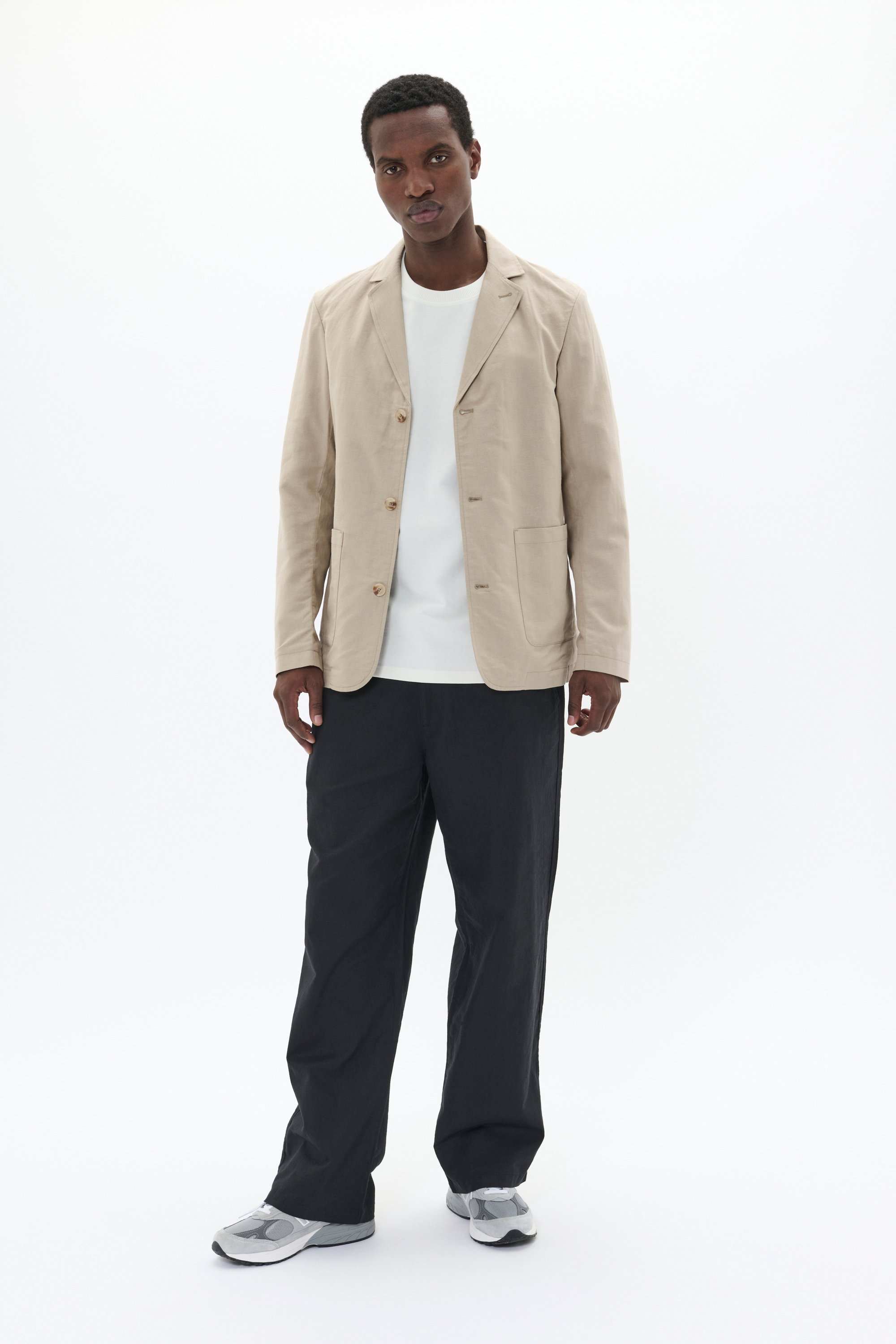 Thumbnail - Blazer Gerade Passform beige