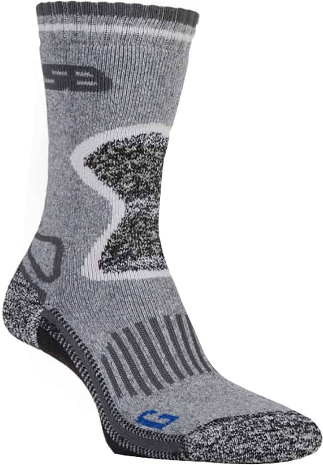 2 Paar Damen gepolstert Wolle Mischung Wandern Socken mit Arch Support