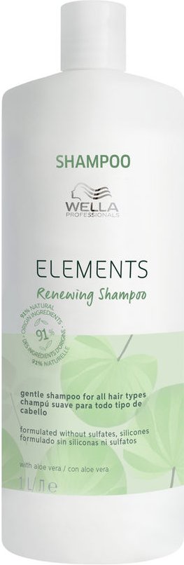 Elements Sulfatfreies, Sanftes, Erneuerndes Shampoo Für Alle Haartypen, 1000 ml