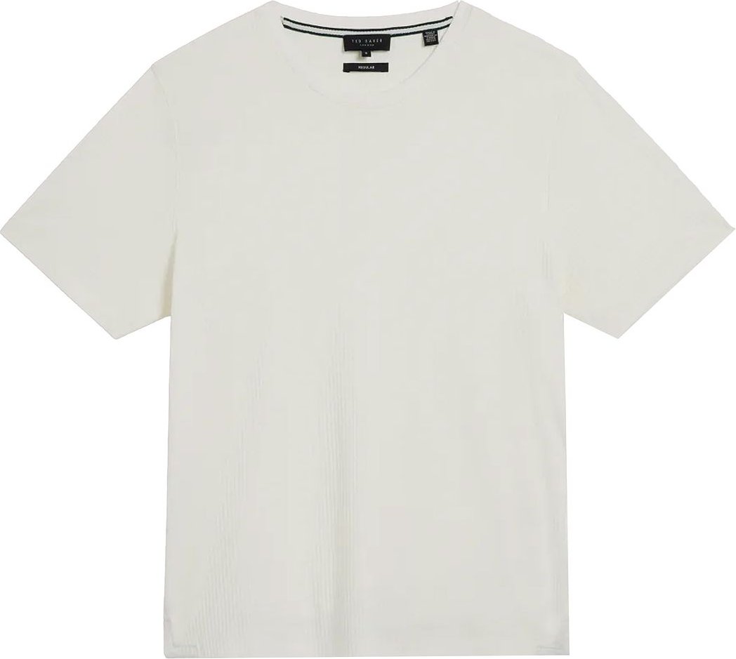 Ted Baker Rakes texturiertes Herren weißes T-Shirt