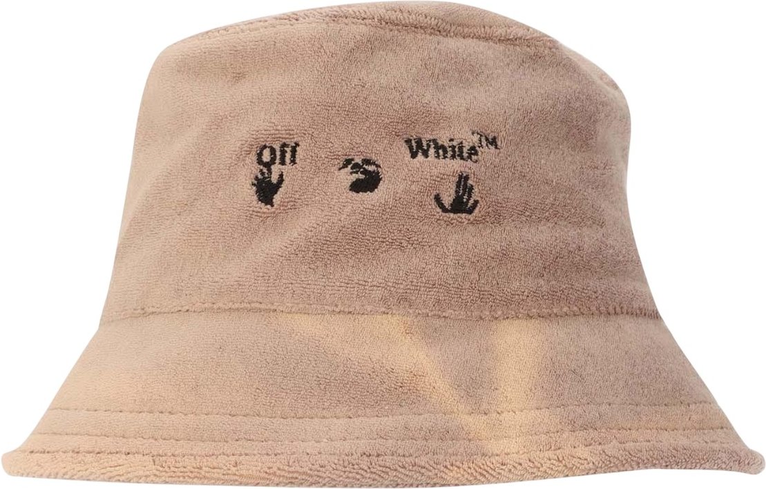 Off White - "Swimming Man" Schlapphut Handtuch (Nude)