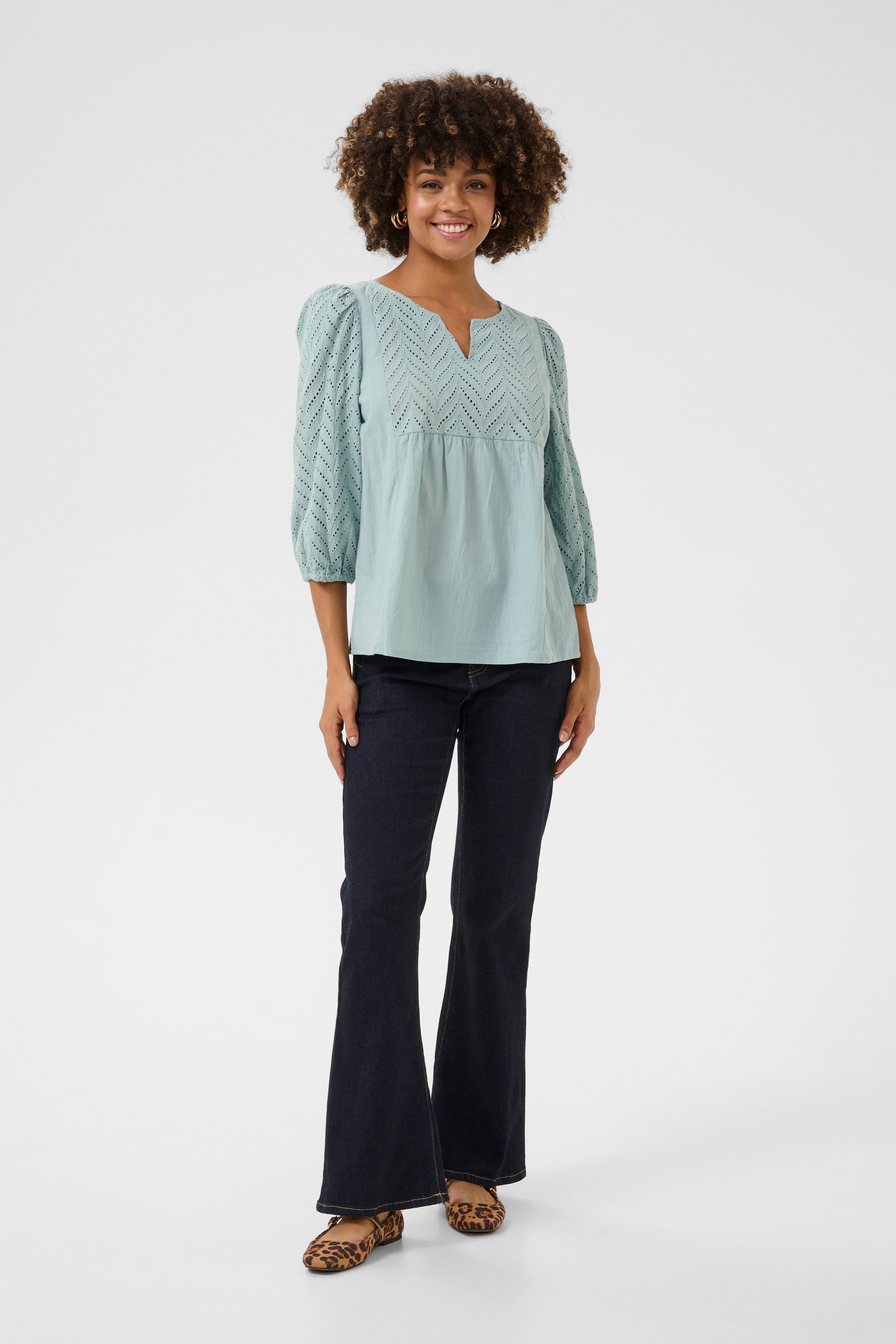 Langarm - Hemd Regular fit Green Milieu green