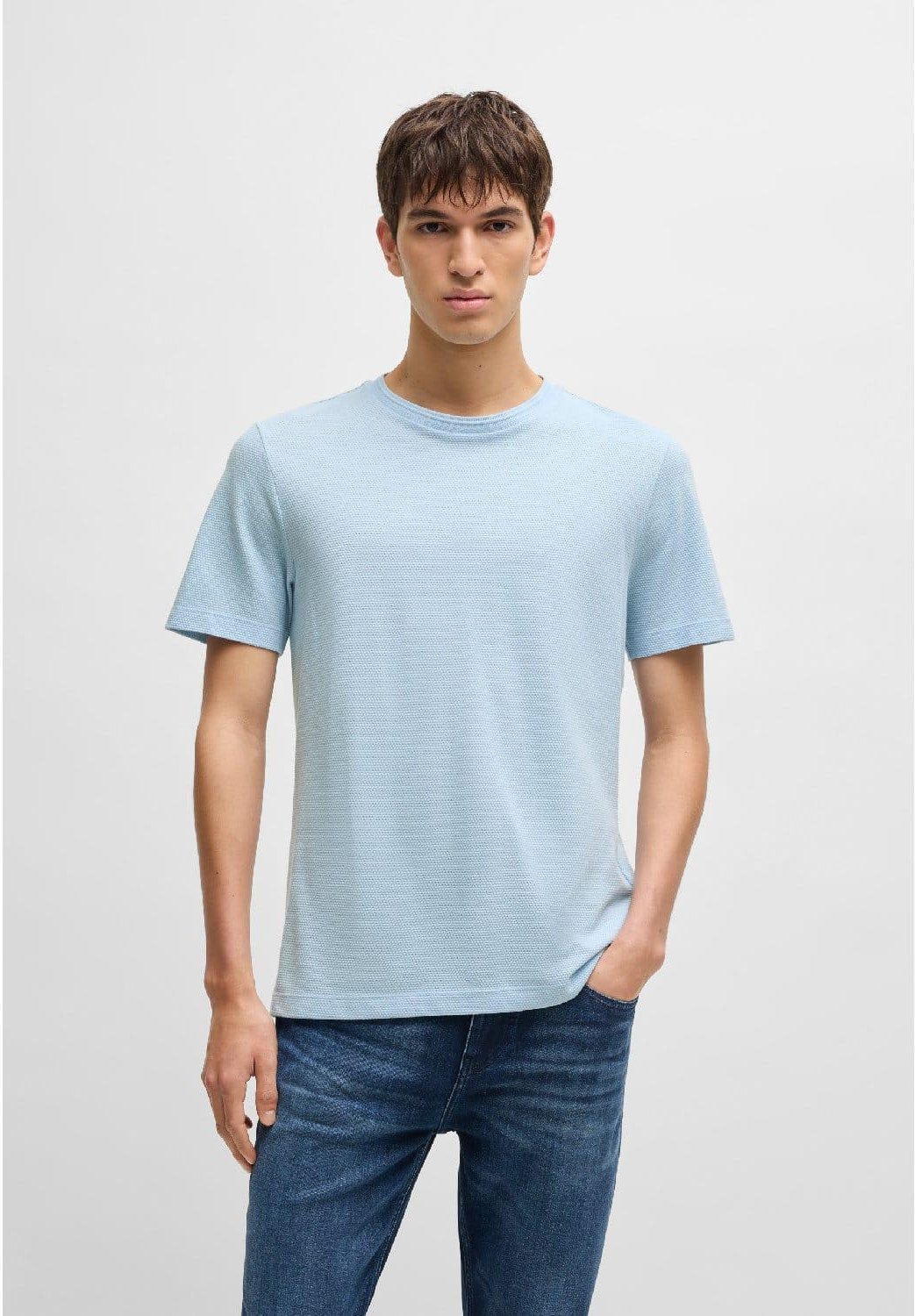Hugo Boss - "Tiburt 240" T-Shirt für Herren (Blau)