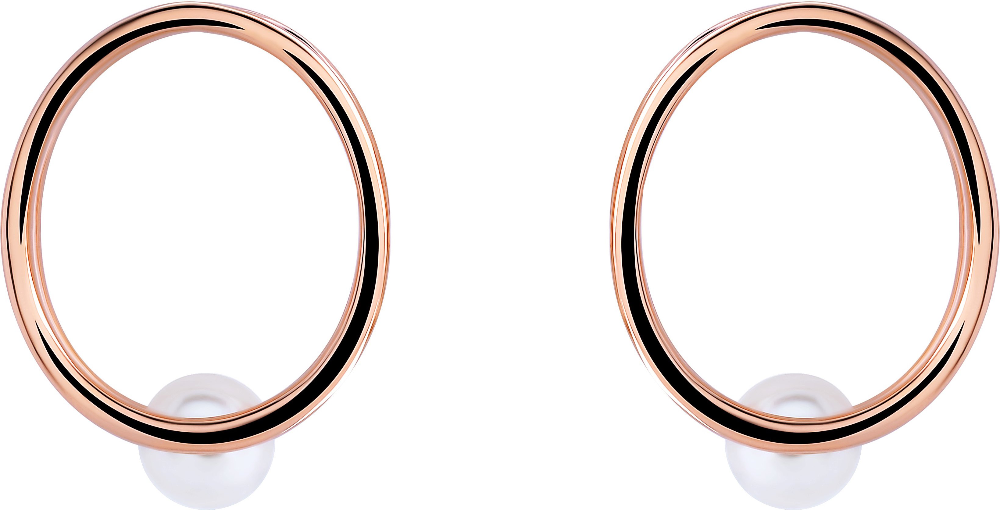 Orphelia 'Heloise' Ohrstecker aus 925er Sterlingsilber für Damen - Rosé ZO-7509