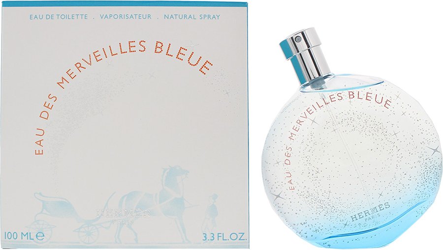Hermes Eau Des Merveilles Bleue Edt Spray.