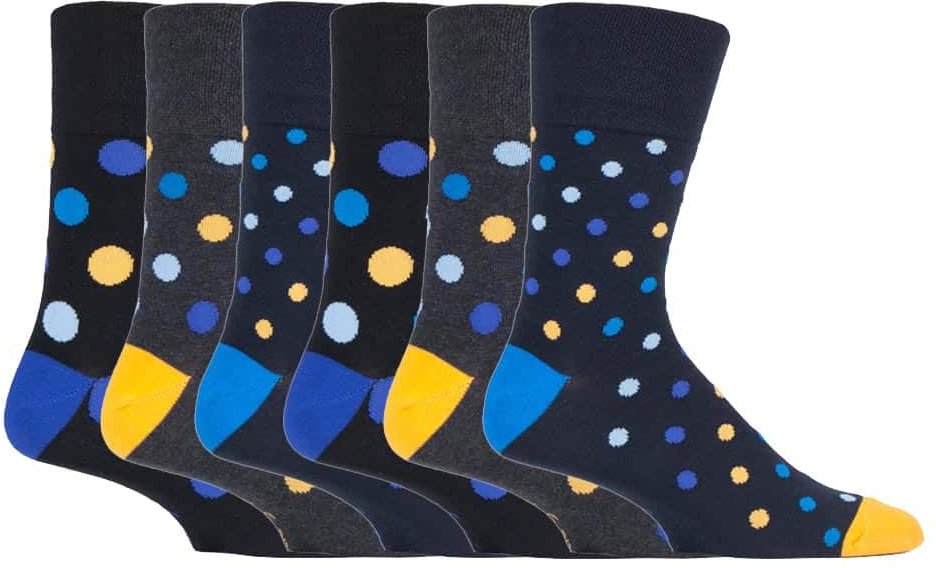 Gentle Grip - 6 Paar Herren Gentle Grip nicht elastische Socken - MGG562