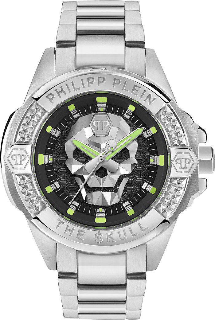 Philipp Plein Die $kull Herren Silberuhr PWAAA2725