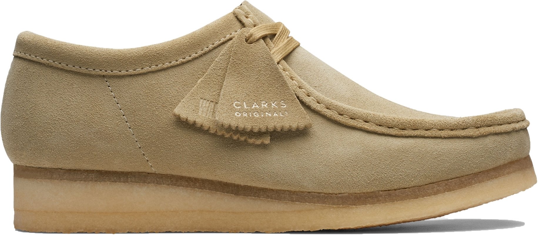 Clarks Originals Wallabee Schuh Ahorn Wildleder