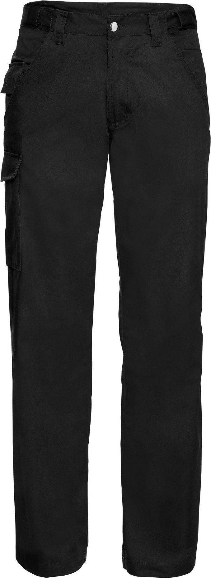 Russell Mens Polycotton Twill Trouser / Pants (lang) (Schwarz)