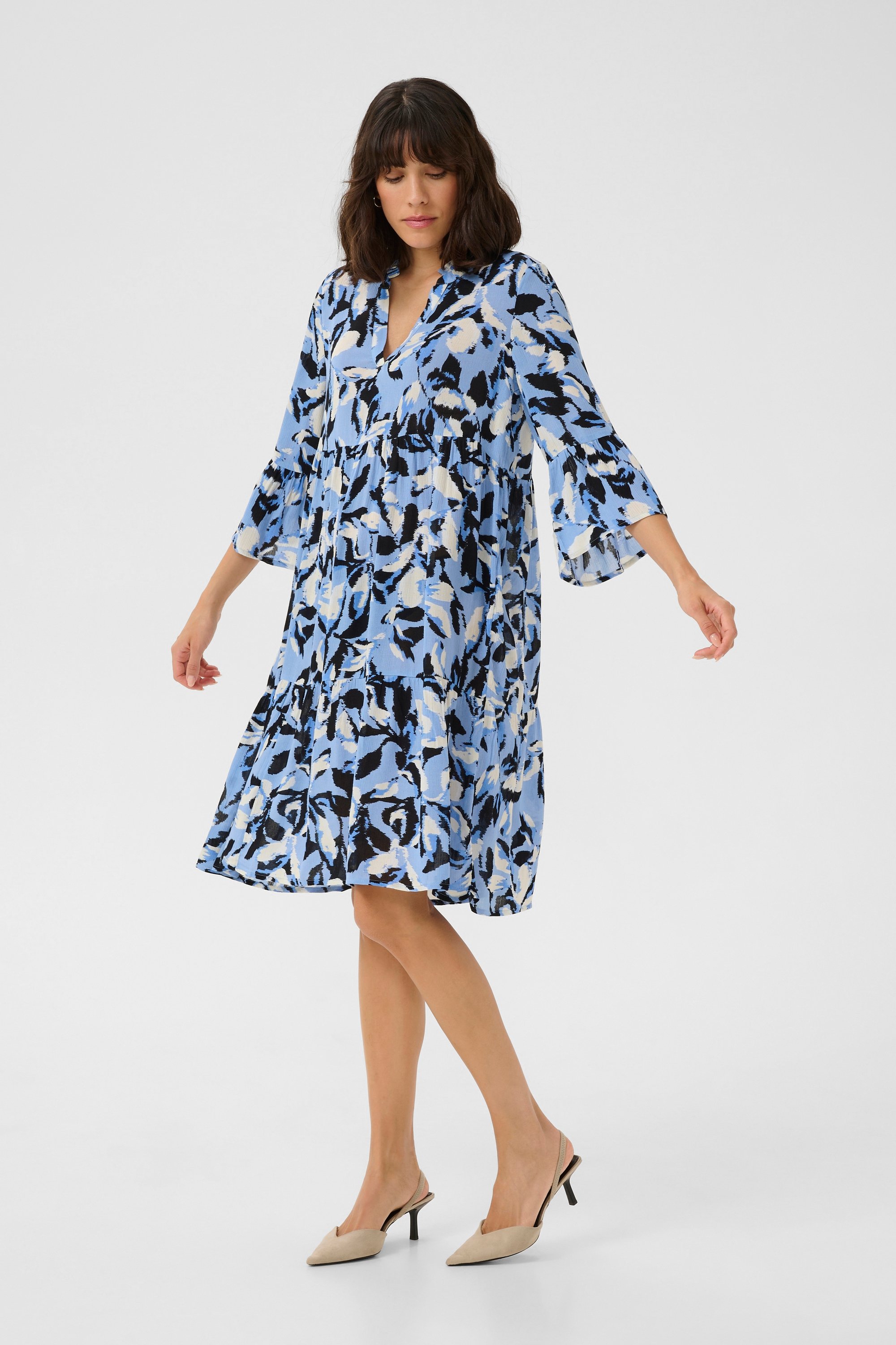 Thumbnail - Kleid A-shape blue multi