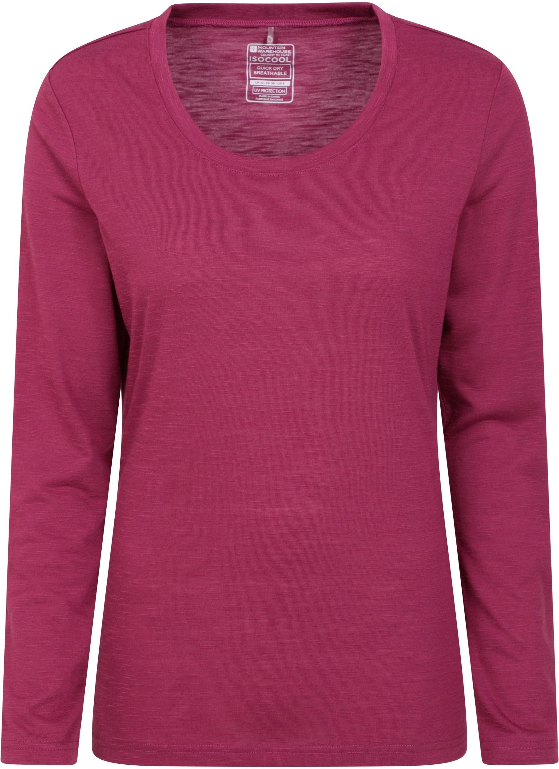 Mountain Warehouse - "Agra" Oberteil für Damen Langärmlig (Beerenrot)