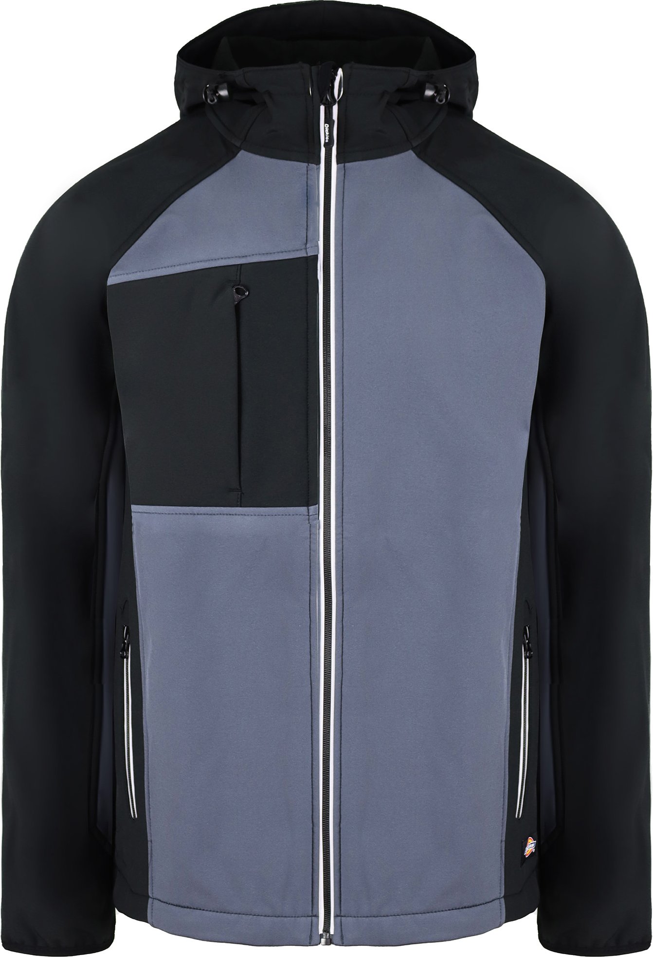 Dickies Softshell Mens Grey/Black Resistant Jacke