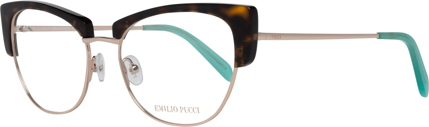 Emilio Pucci Marron Lunettes de vue pour femmes