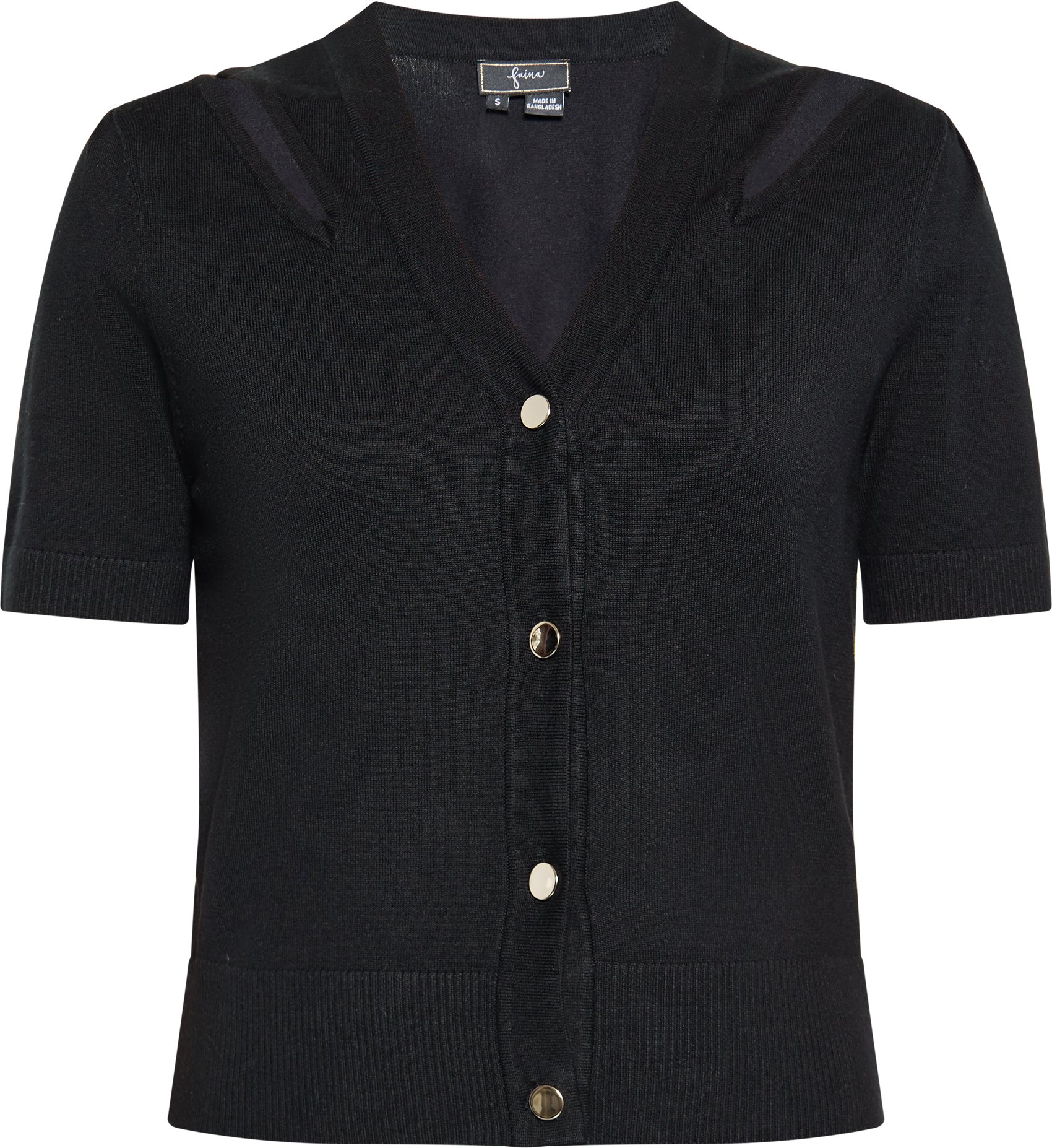 Faina Strickjacke Damen schwarz